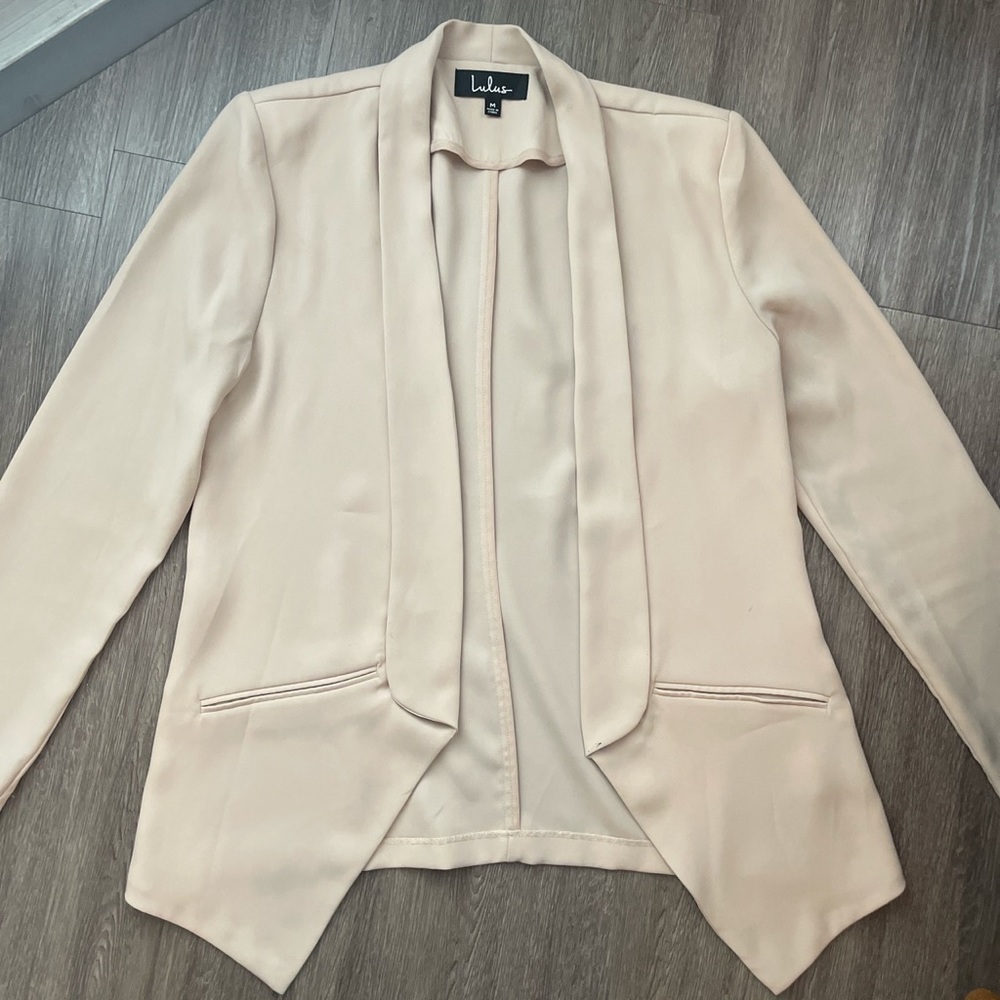 Lulus Tan Lightweight Blazer